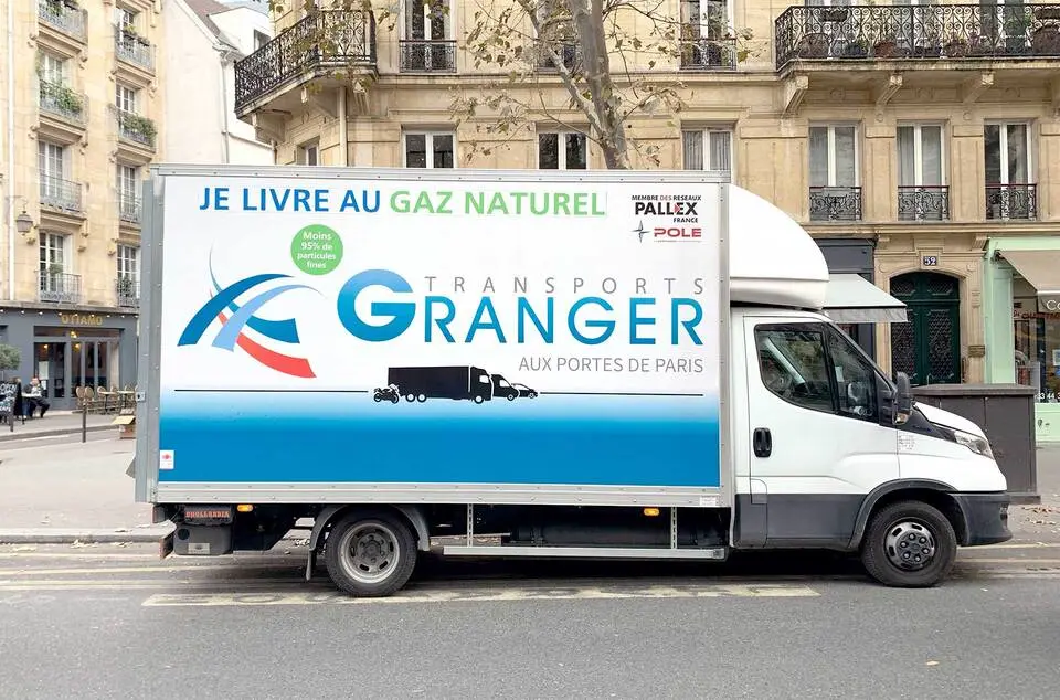 Camion de livraison de de Transports Granger