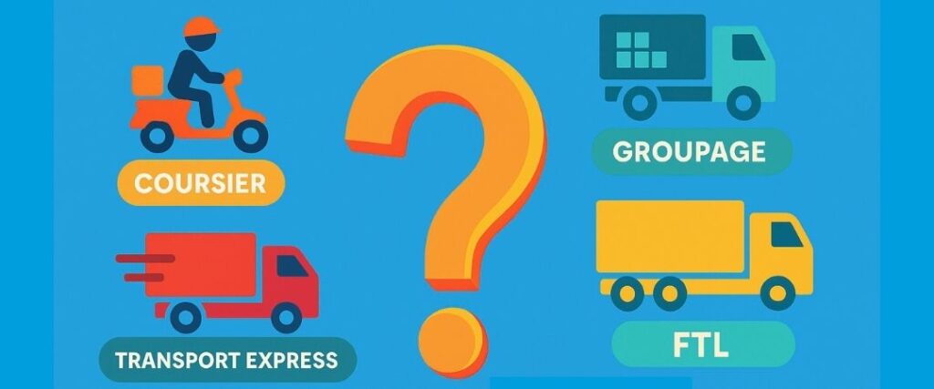Définition des différents modes d'expédition dans le transport routier