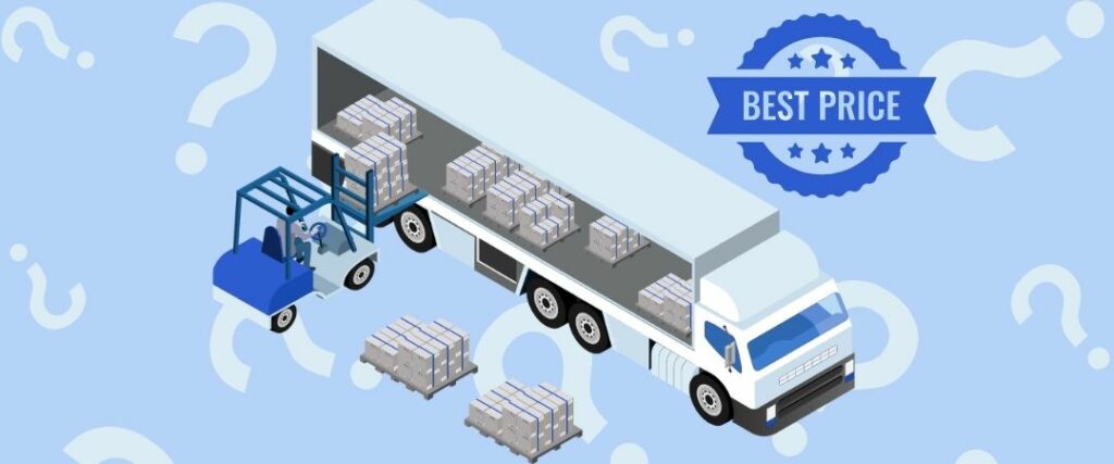 Quel est le tarif pour le transport de palettes ?