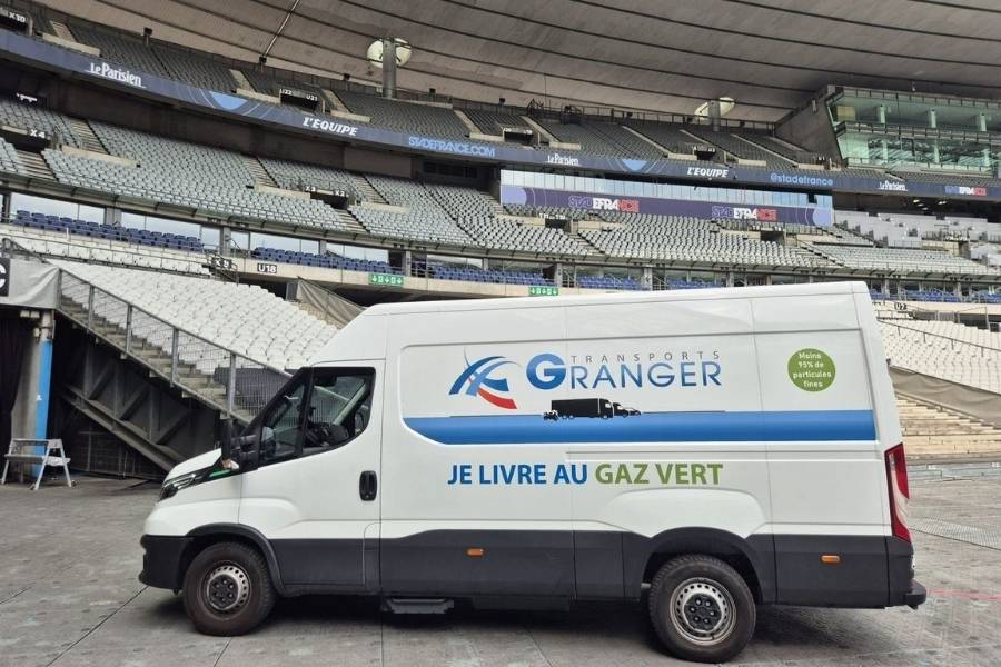 Camion des Transports Granger au Stade de France