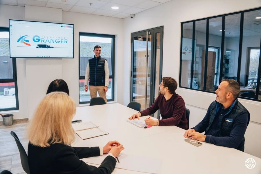 Formation théorique en interne à l'écoconduite dans le transport routier de marchandises